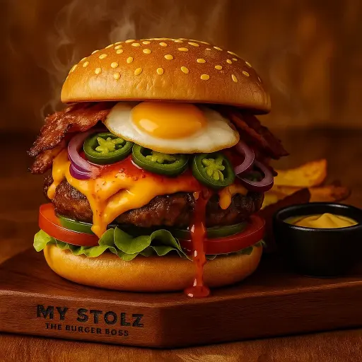 [163] The Beef Club Big Burger